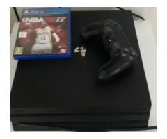 Hardly used PS4 pro for sale 1TB HDD, NBA17