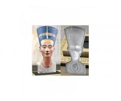 NEFERTITI 3D Sculptures Of Art Egypt Queen 3oz Silver Coin