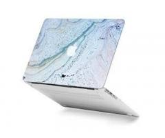 SOLD: Blue Marble Stone Soft-Touch Matte Hard Case for Macbook Air 13 inch - 1