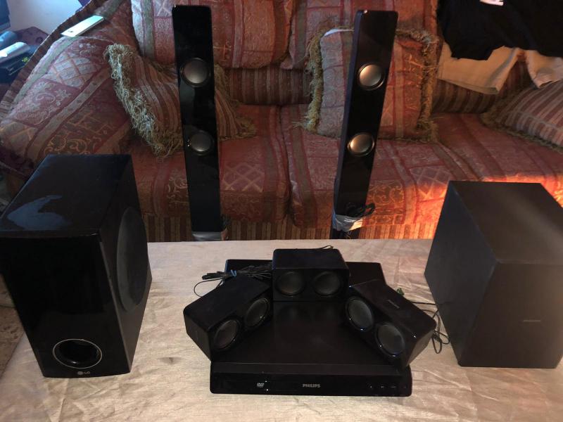 Philips Dvd Home Theater System . - 1