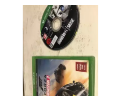 Xbox one with two games