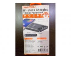 New Dausen 10000mAh Wireless charging Power Bank for sale - 1