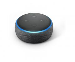Brand new sealed Amazon echo dot 3rd generation, charcoal. (PRICE REDUCED TO KD 26) - 1