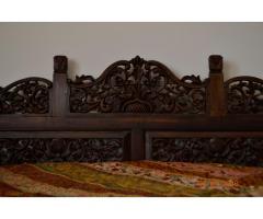 SOLD - 2 Antique day beds of real teak wood for sale - 2
