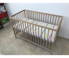 IKEA Baby Crib with mattress - 1