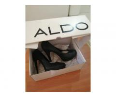 Black Aldo Glittery Heels - 1