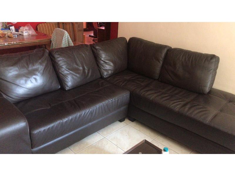 Sofa(With Book Shelf attached), Teapoy(with storage) & Dining Table For Sale - 1
