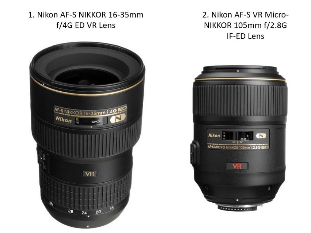 NIKON Like New 2 Lens for Sale-AF-S NIKKOR 16-35mm f/4G  & Micro 105 f/2.8G - 1
