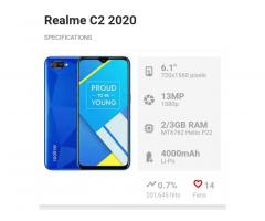 Oppo Realme C2 Blue back