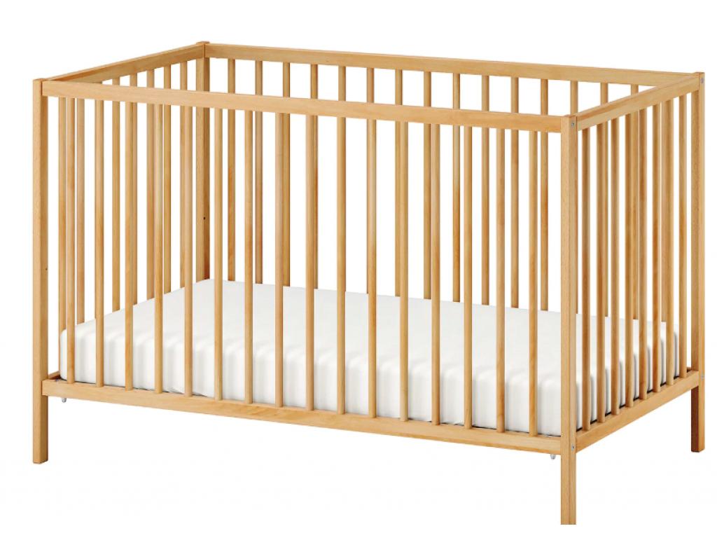 IKEA SNIGLAR Baby Cot+PELLEPLUTT mattress for sale - 1
