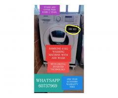 ***FOR SALE : Samsung 8kg Washing Machine with Add Wash and Digital Inverter Technology*** - 1