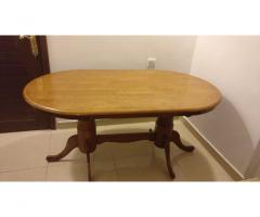 Dining table with 4 chairs... Sell urgently contact 99337248