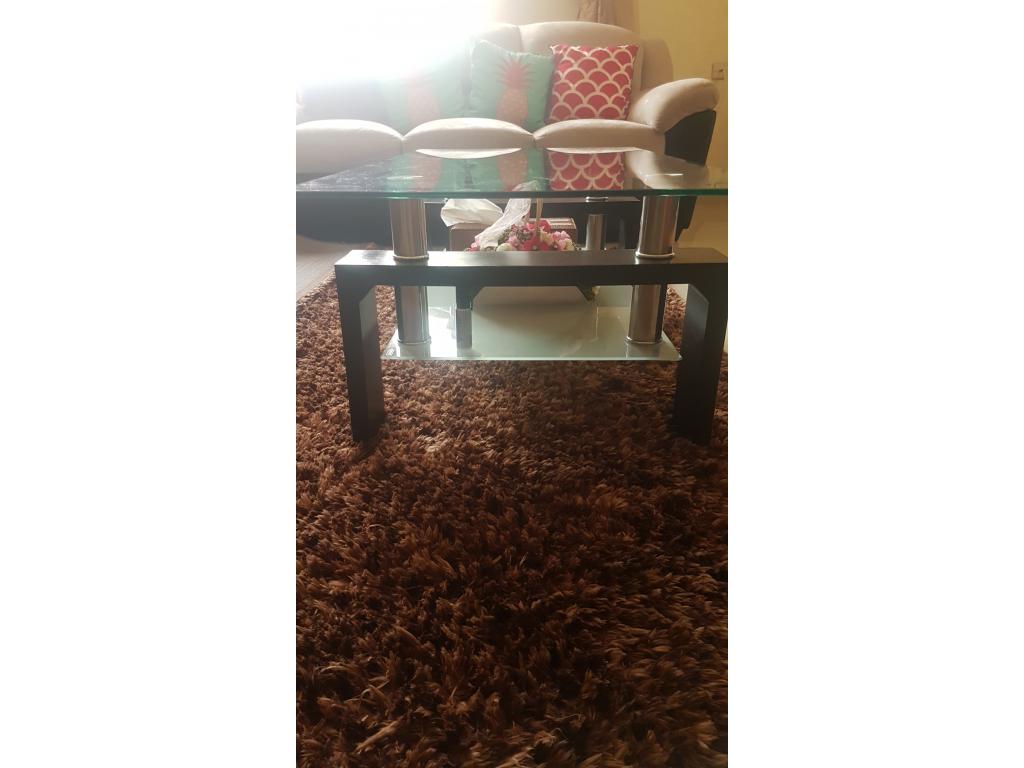 Glass top coffee table for sale - 1