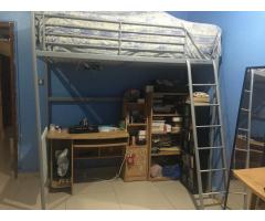 Loft bed and 2 study tables for sale - 3