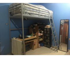 Loft bed and 2 study tables for sale - 4