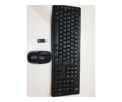 Wireless Logitech Keyboard & Mouse - 1