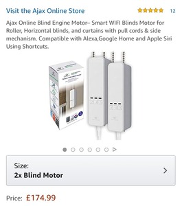Ajax smart blinds motors