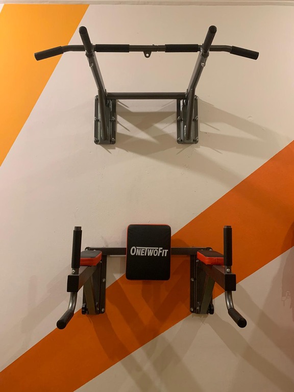 Wall mount Multi exercise use system - 1