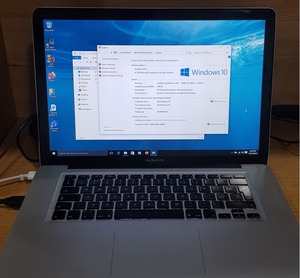 Macbook Pro 15 with Windows 10 (SSD Drive) --SOLD-- - 2