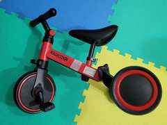 Kiwicool 3 in 1 Kids/Toddler Tricycle (Red) - 1