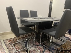 Tempered Glass Dining Table - 2