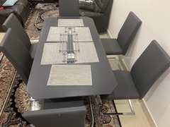 Tempered Glass Dining Table - 4