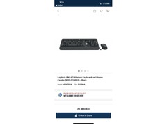 Logitech MK540 Advanced Wireless Keyboard with Wireless Mouse Combo - 1