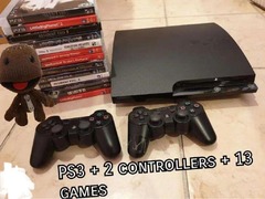 PS3 + Games + Controllers