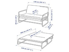 IKEA Hammarn Sofa-bed