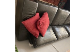L-shaped leather sofa for sale - 3