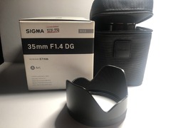 SIGMA 35mm f1.4 ART LENS - CANON MT