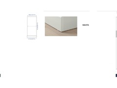 IKEA HAVSTA Plinth White - 1