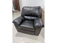 Electric Recliner Leather Chair - 1