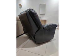 Electric Recliner Leather Chair - 3