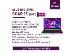 Asus Strix Scar 15 - RTX 3070 - 1