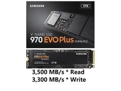 SAMSUNG 970 EVO Plus SSD 2TB - M.2 NVMe