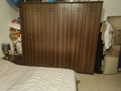 6 piece Queen bed and cupboard package - 2