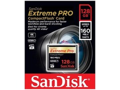 SanDisk Extreme PRO 128GB Compact Flash Memory Card for sale