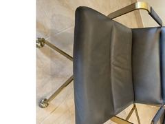 West Elm Leather Office Chair & Art Display Mini Desk (Set) - 8