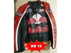 Authentic & original leather Red Bull Jacket - 15 KD