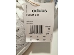 Men's Adidas Mid Forum SIZE: 44  2/3  (EUR) and 10.5 (U.S.) - 6