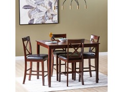 High Dining Table with 4 High Chairs (Home Centre) and 2 High and Foldable chairs (IKEA)