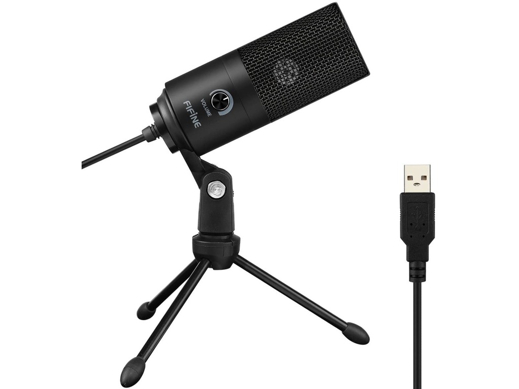 Fifine USB microphone with accessories - 1
