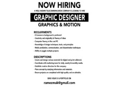 Graphics Designer - 1