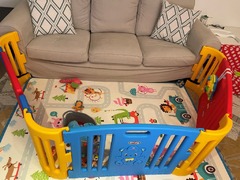 Baby play pen (baby play yard) with toy - 1