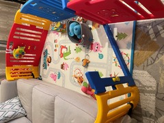 Baby play pen (baby play yard) with toy