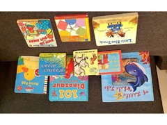 Kids Hard Board Books for Sale (all for 10 KWD), perfect for toddlers/young kids
