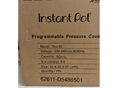 Instant Pot Duo Pressure Cooker  - 1000W 5.6L - 4