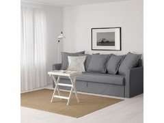 Three-seat sofa-bed, Nordvalla medium grey - 1
