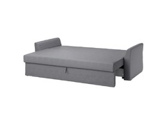 Three-seat sofa-bed, Nordvalla medium grey - 4